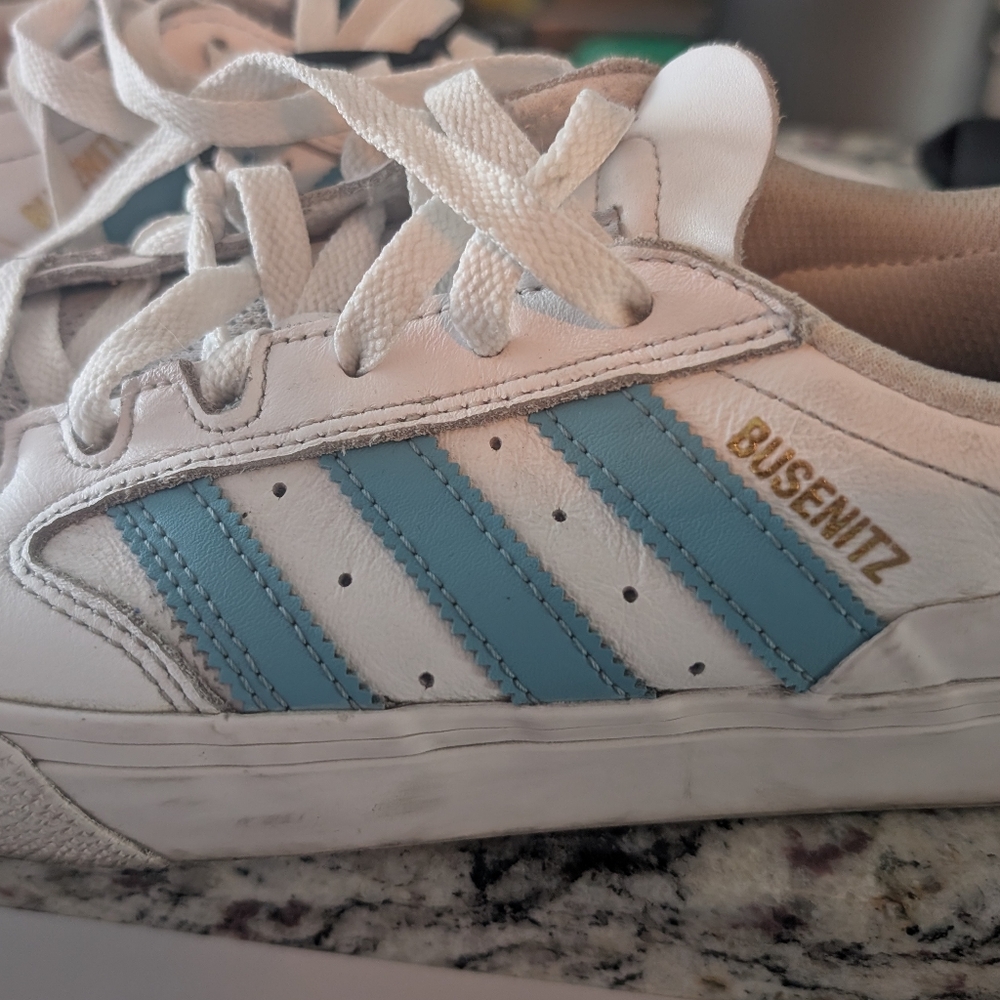 Adidas - Busenitz Vulc II (White/Blue/Gold) M8.5